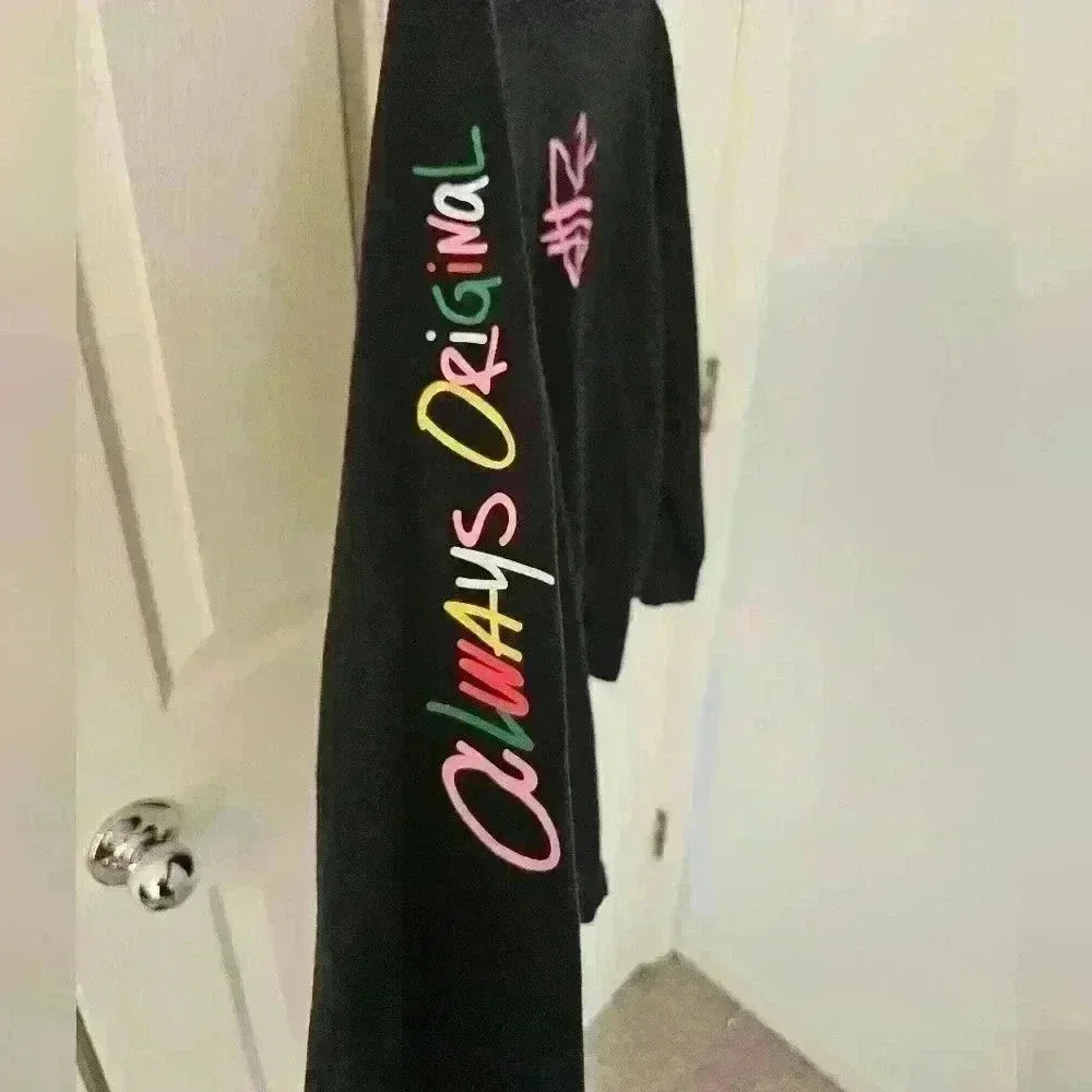 ADIDAS ORIGINALS WOMENS ALWAYS OG TREFOIL LONG SLEEVE SHIRT Size L - Picture 3 of 6